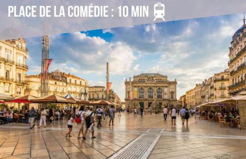 Montpellier Centre - Antigone - Parking Privé et Gratuit - Foto 20