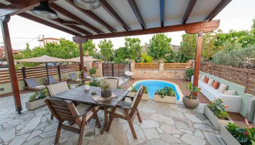 Villa Filyra - Foto 4, Garden, sunbed, Garden view