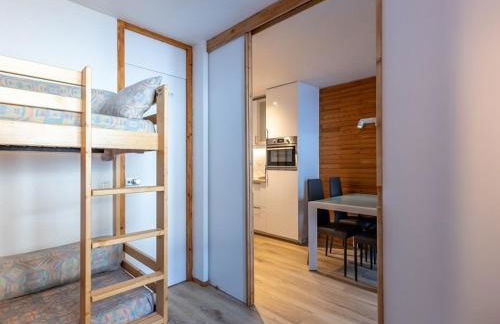 Studio rénové 4 pers, balcon, centre Plagne Bellecôte - FR-1-351-65 - Foto 13