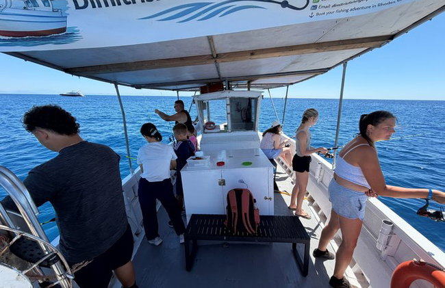 Battuta di pesca a Rodi con barbecue e nuoto - Foto 36