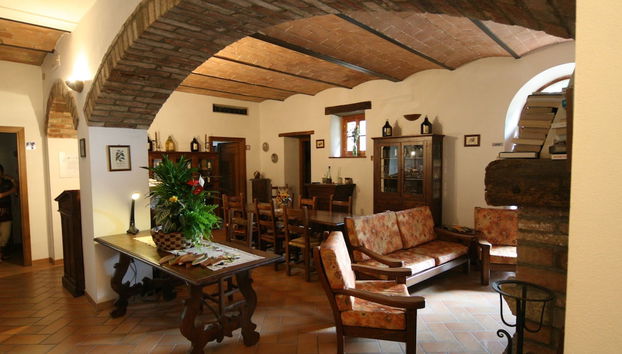 Coin salon dans le hall