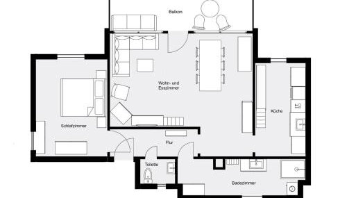 Voll ausgestattete Wohnung mit Südbalkon familien- & hundefreundlich - Foto 3