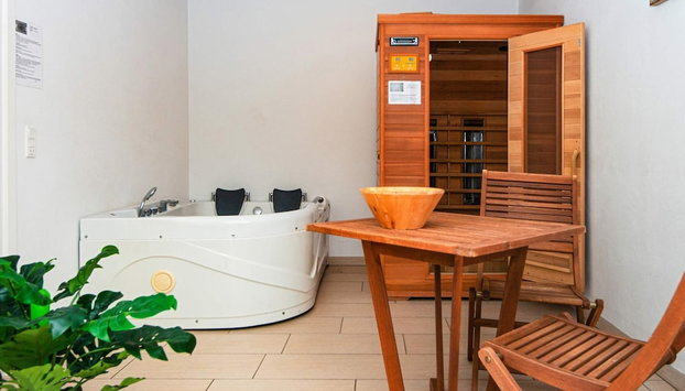 10 Person Holiday Home in Glesborg - Foto 3, Sauna