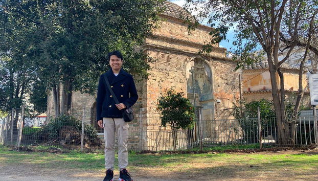 Disfrutando del tour privado por Salónica