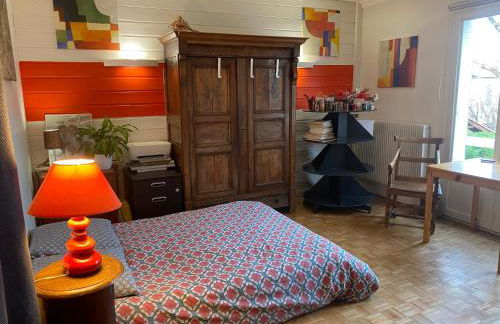 VILLA LES TERRASSES dans la nature avec piscine à 2 pas de Lyon, - Foto 17