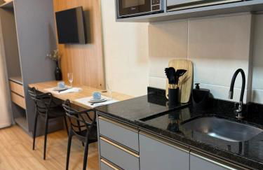 Studio aconchegante, moderno e completo - Foto 8