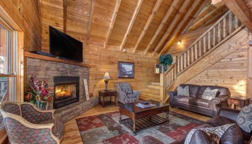 Cozy Log Cabin with Hot Tub & Game Room - Foto 2