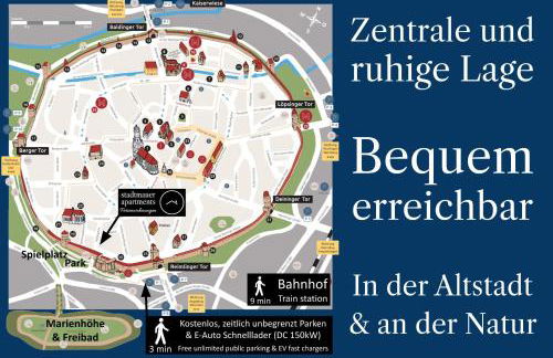 stadtmauer apartments - Stilvolle Wohnung mit King Bett direkt an der historischen Stadtmauer - Foto 25