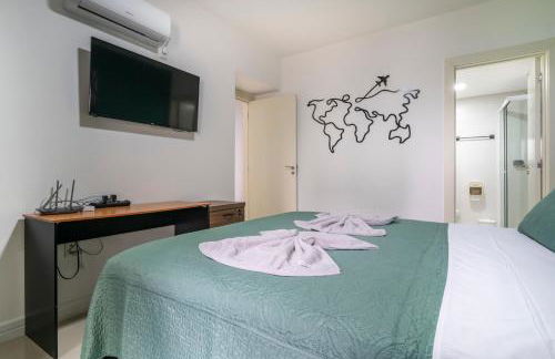 Encantador Apartamento 100m da Praia com vista mar - Foto 11