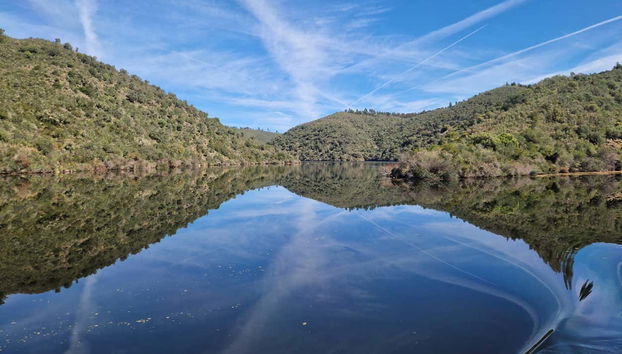 Panorama sul fiume Tago