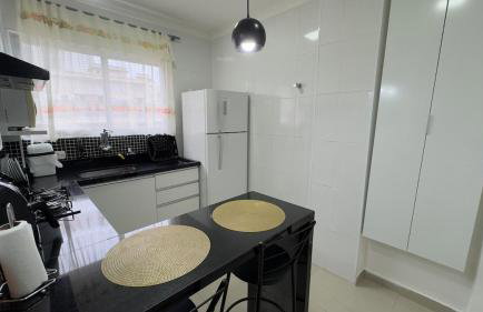 Santos - Gonzaga - Apartamento completo 1 quadra da praia - Foto 15