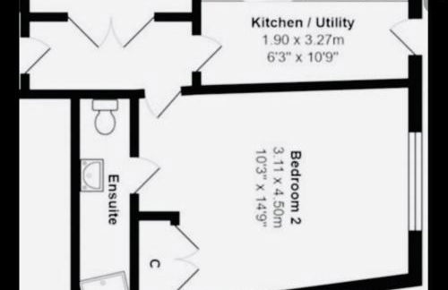 Modern ground floor apartment with free parking very near centre - Foto 9