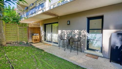 Superbe studio avec terrasse - Foto 2, Garden, Garden view