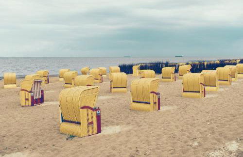 Panoramameerblicksuite direkt am Strand, Garage Wlan, Aufzug, Smarttv,Bettwäsche,Handtücher, Netflix uvm - Foto 31