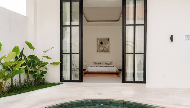 Tropical 2BR Private Villa, 6min Pererenan Beach - Foto 4, Habitación