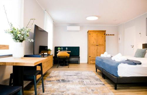 bonquartier - LUXAPT#4 Modernes Apartment mit Self Check-In, voll ausgestatteter Küche, Klimaanlage und Parkplatz - Foto 5