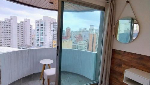 Flat Completo Suíte com Terraço, Cozinha, Garagem Manobrista Liberdade, Paraíso 24h - Foto 4