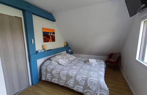 Maison de vacances 4 Pers avec jardin privatif à 1km PLAGE Lines et 300m de la mer de Gâvres - AR PIL JADUR - Foto 12