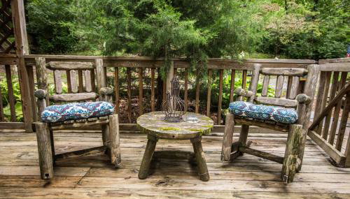 Autumn Ridge- Cozy cabin in the Blue Ridge Mountains with a bubbly hot tub! - Foto 4