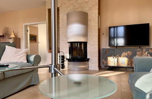 205 qm "Traumtor" mit Sauna, Whirlpool, Kamin und 3 Terrassen mit Blick in die Böhmisch Sächsische Schweiz - Foto 23