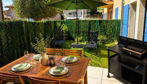 Appartement climatisé avec jardin 4 personnes - Foto 4, Garden