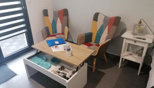 Studio BLEU, Neuf, classé 3 étoiles, Clim, Wifi, Lave-linge, Lit King Size, au calme et à 800m des plages de Valras Plage - Foto 4