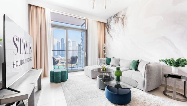 Stayis-1BR Stunning View of Burj khalifa - Foto 5, Zona de estar