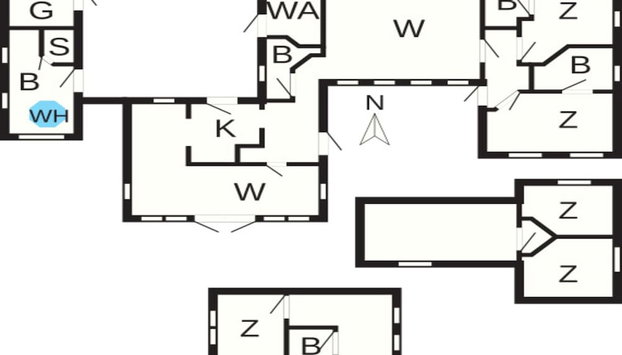 5 Star Holiday Home in Blavand - Foto 4, Plano