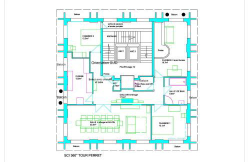 Le 360 TOUR PERRET 19eme PANORAMA 4 ETOILES - Foto 72