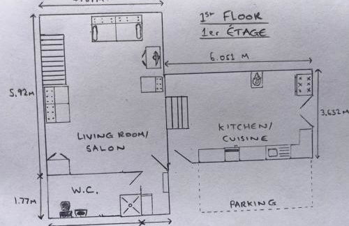 La Bergerie- Beautiful barn conversion in Chinon, Loire Valley - Foto 44