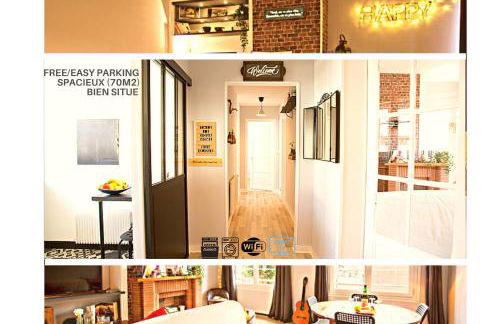 #LIndustrioChampetre Free Parking, Bien Situé, Spacieux, Proche Clinique - Foto 41