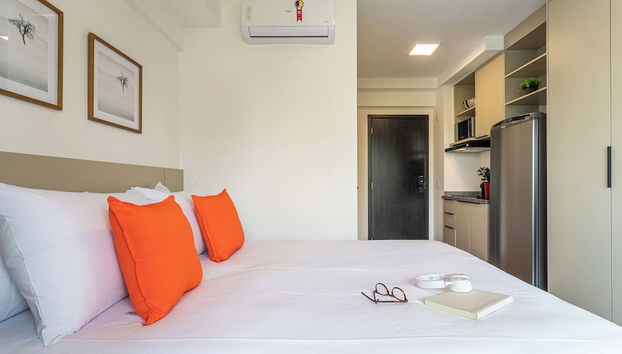 Hub Boa Vista by Viva - Prédio novo próximo ao Autódromo de Interlagos com lavanderia e academia - Foto 5, Habitación