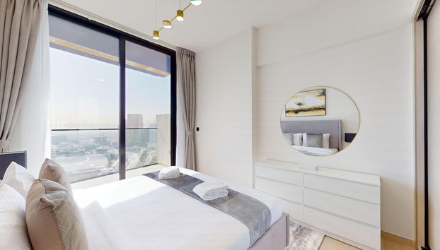 Primestay - 2BR in Binghatti Crest - JVC - Foto 2, Habitación