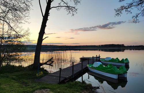 Siedlisko nad jeziorem Skarlińskim 5B, mazury, jezioro, domek, bania - Foto 17