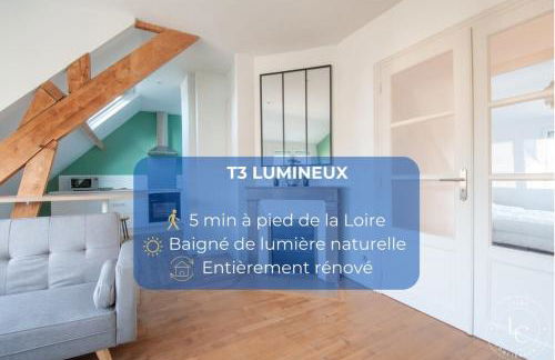 Bright 70m Apartment near City Center & the Loire - Foto 1