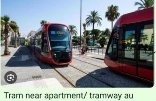 Grand Appartement 5 chambres, 5 télévision , 95 m2, vue mer, tramway sur place, gare train 2 min, aéroport 5 min , Large Apartment 5 bedrooms, 5 televisions, 95 m2, sea view, tram on site, train station 2 mins, airport 5 mins - Foto 6