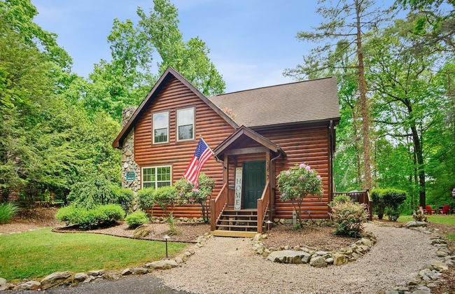 Tree Top Lodge - Gorgeous Lake Cabin With Hot Tub & Magnificent Views Of Forests And Mountains! 3 Bedroom Cabin by Redawning - Foto 46