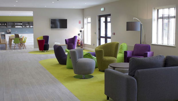 Zona de estar del vestíbulo