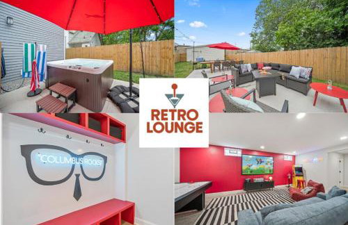 Hot Tub - Mins to Short North - Retro Game Room - Foto 1