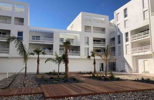 Les Voiles Blanches T2 luxe à 100m de la plage - Foto 4