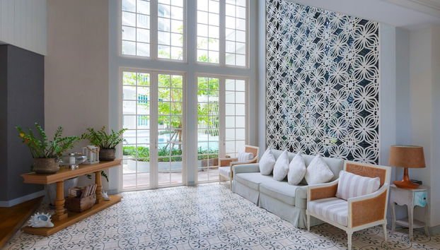 Zona de estar del vestíbulo