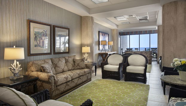 Sala de estar do lobby