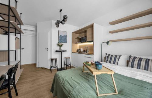 Praga Studio with Air-Con - 140m Metro, near PGE Narodowy Stadium - by Rentujemy - Foto 10