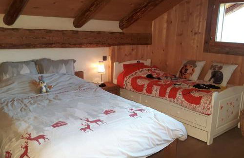 2 spacieux appartements dans une ferme rénovée face au MontBlanc - Foto 13