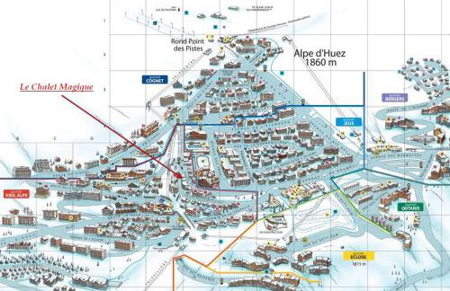 Chalet Alpe d'Huez 1850-Sea and Mountain Pleasure Avec 2 appartements- 1 Appartement 3 Chambres 8 Couchages - 3 Salles d'eau et 1 Appartement 5 Chambres 12 Couchages 5 Salles d'eau - Jacuzzi et Sauna -Pieds des Pistes et Centre - Foto 41