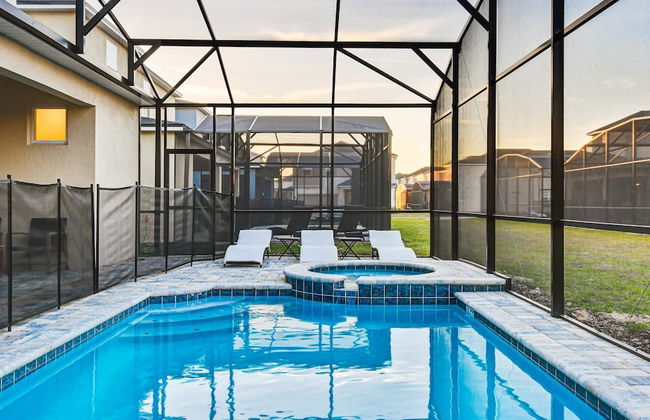 Villa Pool Spa Near Disney 9br 1571 - Foto 31