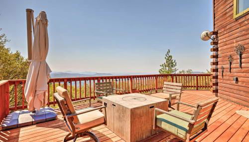 Stunning Log Cabin with Great Views, Firepit, Deck near Twain Hart - Foto 5