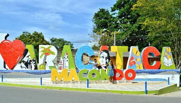 Aracataca Day Trip - Foto 3, Sign at the entrance of Aracataca