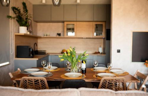 W Sercu Kotliny - luksusowe wille 8 osobowe z balią opalaną drewnem i widokiem na góry - Foto 50