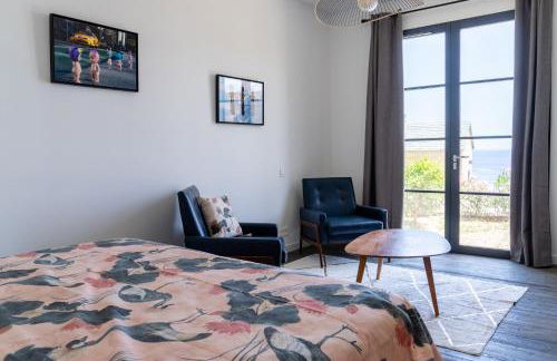 Casa lunga, 8 pax, clim, vue mer, piscine - Foto 14